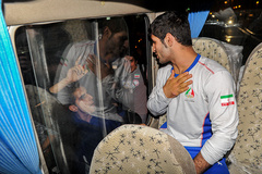 بازگشت تیم ملی کشتی فرنگي‌ به كشور